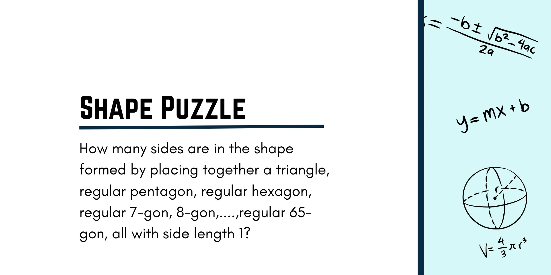 Shape Puzzle 图形难题